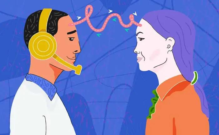 طرز صحبت کردن با مشتری