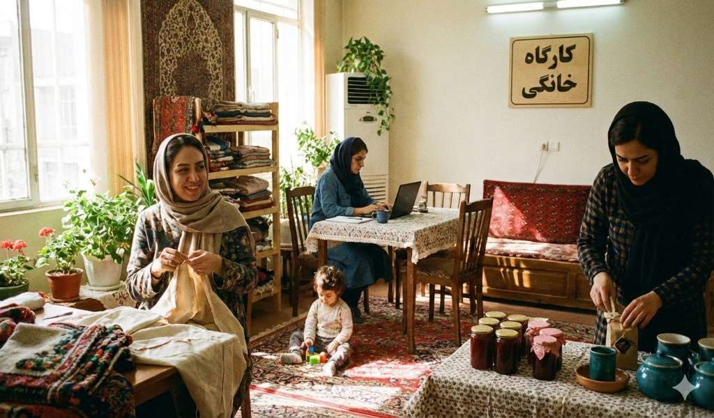 مشاغل خانگی برای زنان